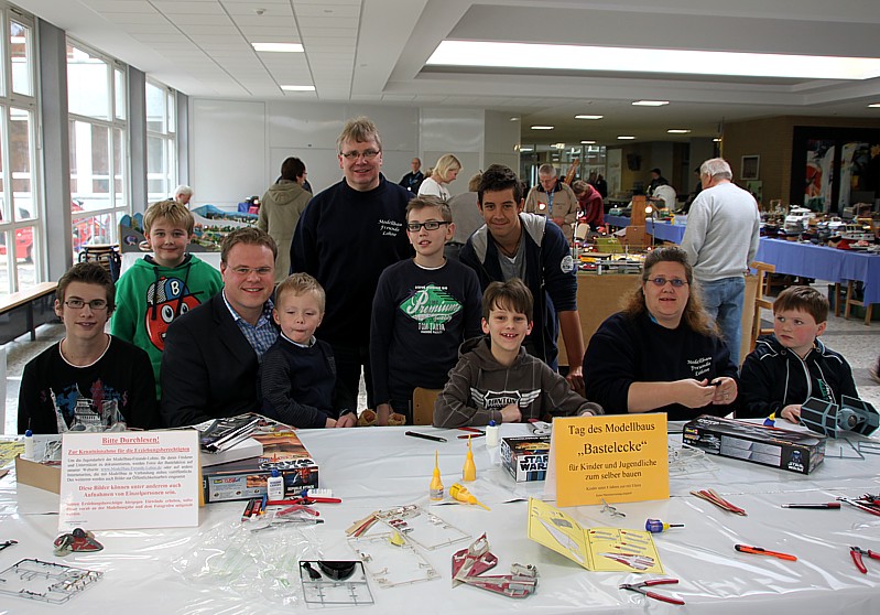 Einstieg der Modellbaufreunde in die Lohner Rabatzz-Aktion